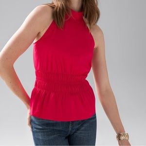 WHBM Cotton Poplin Halter